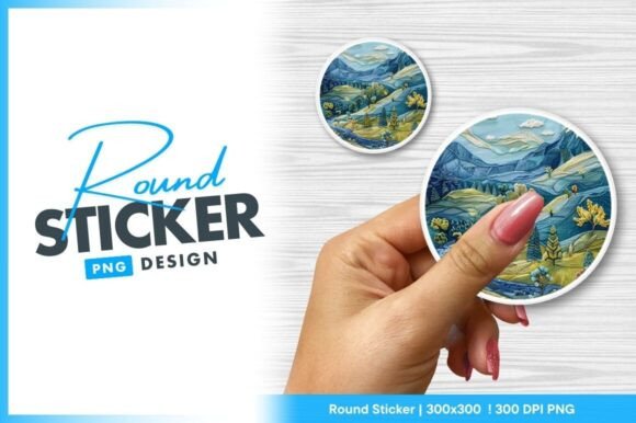 Evaluating Ribbon Embroidery Landscape Round Sticke