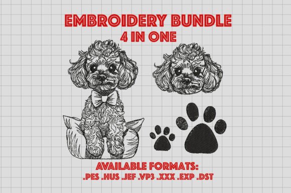 Evaluating the Maltipoo Machine Embroidery Design