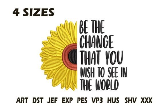 Review: Be the Change Sunflower Embroidery