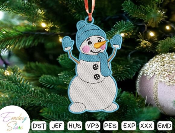 Review: Christmas Ornament Machine Embroidery for Apparel