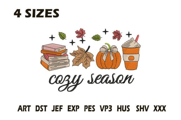 Review: Cozy Season Fall Embroidery Design for Boutique Sweatshirts