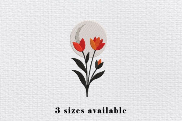 Review: Modern Tulip Circle Embroidery File for Craft Fairs