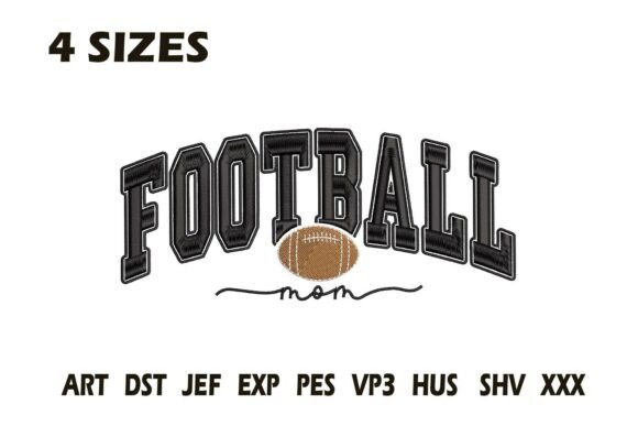 Reviewing Football Mom Varsity Embroidery Design