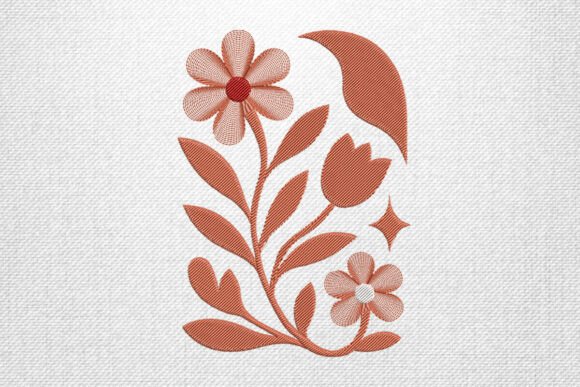 Reviewing the Floral Moon Botanical Embroidery Design