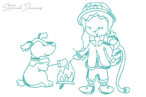 Reviewing the Girl and Dog Embroidery Design for Business