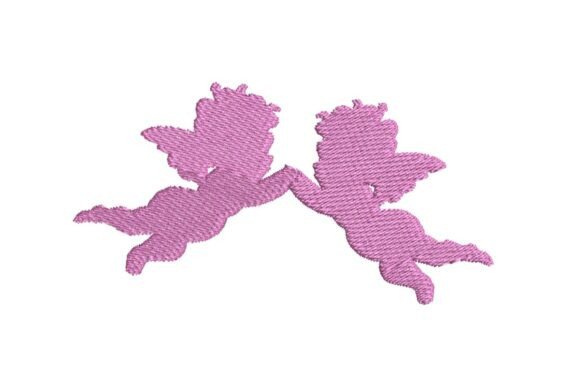 Symmetrical Pink Cupids Embroidery Design Review
